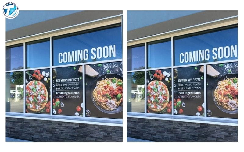 Decal dán ngược là một loại decal chuyên dụng dùng cho bề mặt kính